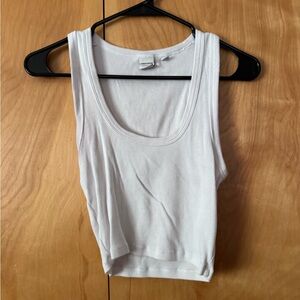 Aritzia Classic White Tank Top